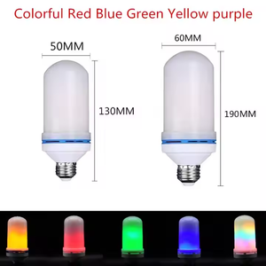 Renk değiştiren Led ampul 6W etkisi alev şeklinde ışık ampul titrek E27 E27 ~ 265V LED alev lambası - Product Image 6