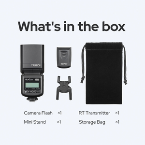 Godox TT520III Camera <strong>Flash</strong> Speedlite Build-in 433MHz Wireless Signal <strong>Flash</strong> Trigger for Canon Nikon Pentax Olympus DSLR Cameras - Product Image 6