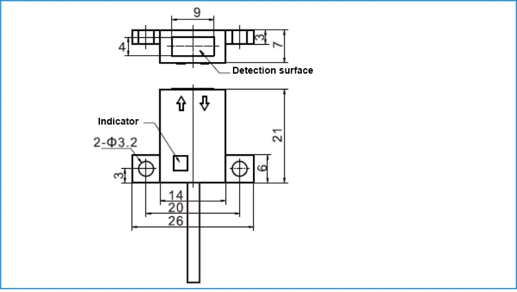 Photo sensor 3 slot pin transparent object detection ir sensor 5-24VDC 10mm npn work for machines with CE