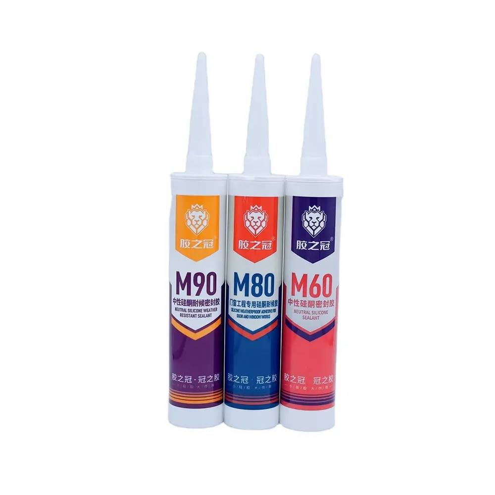 Dorell không có mùi Trắng Auto Glass acetic Silicone dính Sealant