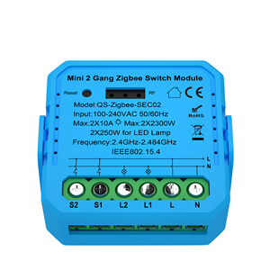 Gute Qualität Niedriger Preis Smart Home ZigBee Switch Modul 10A 100-240V Mini Größe neue Firmware ZigBee RF Switch - Product Image 2