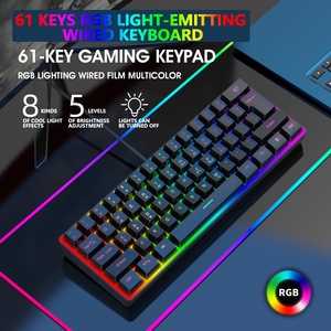 Tastiera meccanica Rgb Led retroilluminato Mechinal Hot tastiere da gioco meccaniche intercambiabili per tastiere da gioco per Computer portatili per Pc - Product Image 2