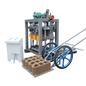 Máquina semiautomática de fabricación de bloques de cemento de bajo costo, máquina de ladrillo de enclavamiento Manual, precio de máquina de molde de ladrillo - Product Image 2
