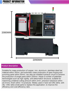 גבוהה מיני מכונת מחרטת cnc מתכת חיתוך הפוך קידוח cnc קטן