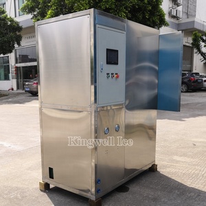 Kingwell ice cube maker maschine 1 tonnen automatische bedienung mit eis lagerplatz - Product Image 2