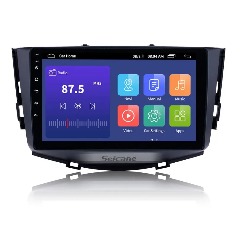 Radio Mobil layar sentuh, Android 11.0 9 inci, Radio Stereo mobil untuk Lifan 2011-2016, kepala Unit navigasi GPS dengan Wifi USB WIFI