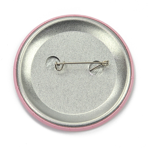 OEM Factory Custom Printed Logo Tinplate Button <strong>Badge</strong> Pin Promotional <strong>Badges</strong> by Pressing Metal Blank Button <strong>Badge</strong> Safety Pin - Product Image 4