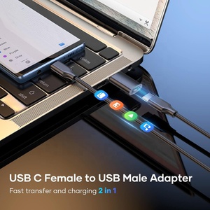 高级转换器C型usb-c母到USB 3.0苹果手表iPhone 16 15 iPad笔记本电脑的公适配器 - Product Image 5