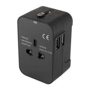 XY All-in-one ที่ชาร์จ USB คู่2.1A ปลั๊กไฟ AC อะแดปเตอร์การเดินทางสากลพร้อมฟังก์ชั่น QC3.0 - Product Image 1