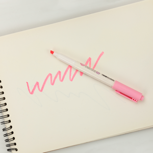 Cincel de doble punto para papelería, marcador de marcador con punta porosa, 2 en 1, con logotipo personalizado