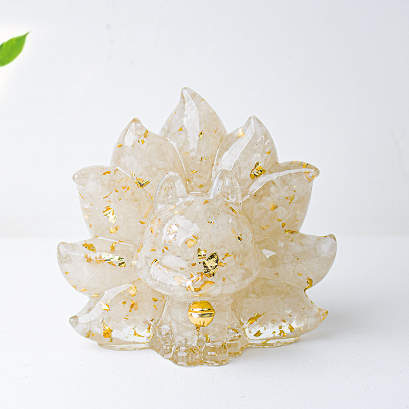 Cristal blanco colorido