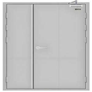 Ev bitmiş dış giriş için yangın önleme özelliği ile Modern stil güvenlik anti-hırsızlık ön kapı yanmaz Metal çelik