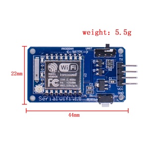 3.3V 5V <span class=keywords><strong>ESP8266</strong></span> modulo <span class=keywords><strong>Wifi</strong></span> ESP-07 V1.0 ricetrasmettitore seriale scheda Wireless modulo 8 n1 TTL UART Port Controller - Product Image 2