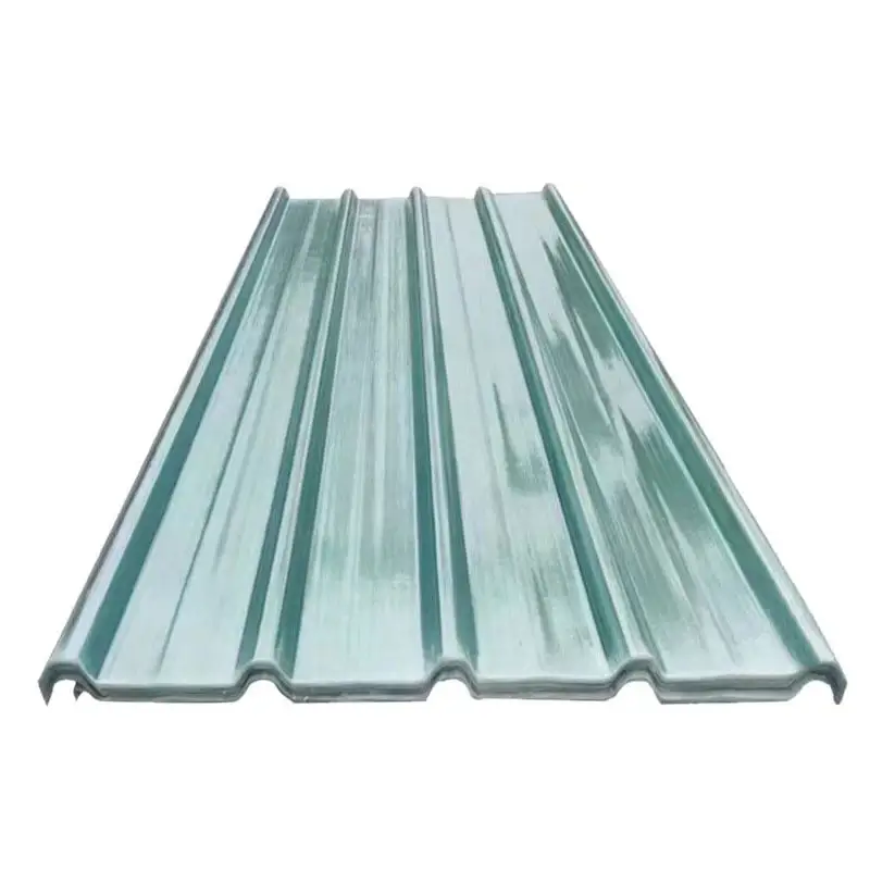 Bonnes plaques de toiture en fibre de verre translucide transparente légère et transparente Frp Sunlight Roof Sheets