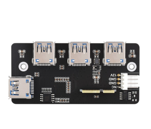 Raspberry Pi CM4 Backplane PCI-E a Usb3.2 Gen1 PCIe a adattatore per Raspberry Pi Compute Module 4 IO Board 4x HS USB - Product Image 2