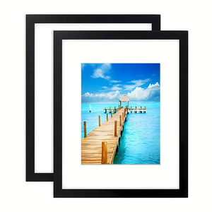 Yüksek kalite özel MDF ahşap resim çerçeveleri 4x6 5x7 6x8 8x10 11x14 16x20 inç A3 A4 A5 boyutları özel renkler fotoğraf çerçevesi - Product Image 2
