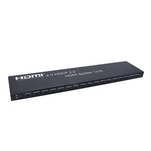 Divisor HDMI V2.0, 1x16, 4K, HDMI2.0,HDCP2.2,4K, extensión IR, gestión EDID, RS232, negro, HDMI, 1x16 - Product Image 3