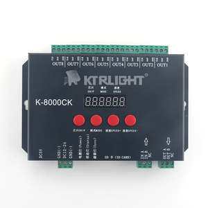智能照明解决方案离线8端口sd卡发光二极管控制器K-8000C - Product Image 2