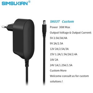 SMPS電源アダプター9V 12 V 24V 1A 2A 3A 12ボルトプラグイン接続ラップトップを含む様々なデバイス