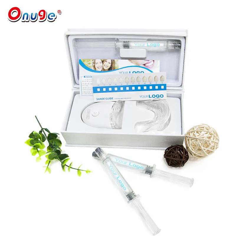 Commercio all'ingrosso per la cura orale sbiancamento dei denti per la pulizia dentale sbiancamento dei denti gel kit vassoio