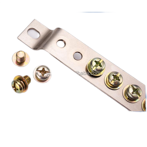 Free Shipping Circuit Breaker Copper <strong>Type</strong> Power Distributor Connector <strong>Busbar</strong> White - Product Image 2