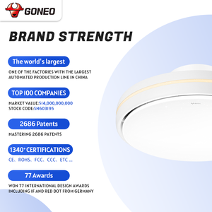 岑美佳智能遥控吊扇带灯家用调光风扇灯泡灯/吊扇灯/Led吊扇 - Product Image 2