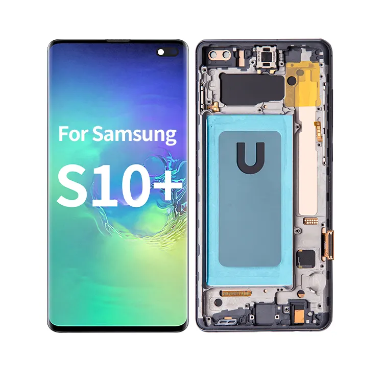 Мобильный телефон lcds для Samsung S10 plus дисплей ЖК-экран телефона для samsung galaxy s10 plus замена экрана