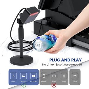Eyoyo-Escáner de código de barras, lector de código de barras, con escaneo automático, manos libres, 1D, 2D, PDF417 - Product Image 4