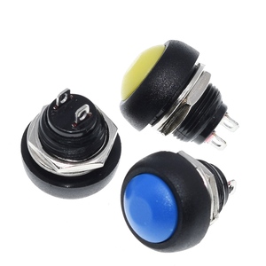 TZT Mini 12mm Wasserdicht Momentan EIN/AUS Druckknopf Rundsc halter PBS-33B Für Arduino