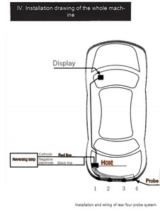 GPS Ultrasonic Parking <strong>Sensor</strong> <strong>LCD</strong> Display Buzzer <strong>Reversing</strong> Radar for Universal Car With Speed Head-up - Product Image 6