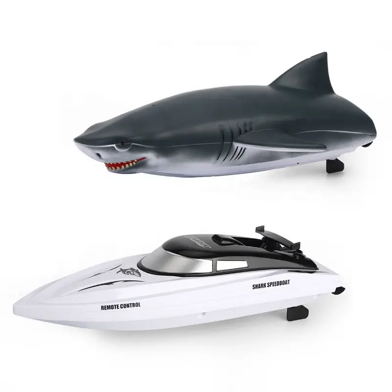 HW – 6 canaux Radio Shark pour garçons, bateau télécommandé pour enfants, jouets Rc amusants, 2.4G électrique en plastique pour jouer en plein air