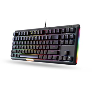 ESGAMINGホットスワップUSBタイプCメカニカルゴースト防止キーボード87キー有線RGBバックライト防水ゲームキーボードメーカー - Product Image 3