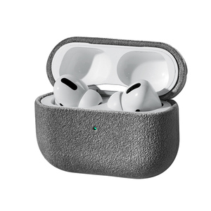 Özel tam koruma kulaklık kutusu kapak Airpods1/2/3/4 Pro2nd Alcantara durumda toptan Airpods 2nd 3nd durumda - Product Image 5