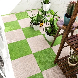 Nhà sang trọng Câu Đố Thảm gạch polyester chống trượt tự dính vuông nối khu vực sàn thảm Thảm phòng khách thảm - Product Image 5