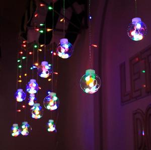 Clear crystal <strong>DMX</strong> 3D Pixel Ball <strong>LED</strong> RGB Curtain Ball <strong>String</strong> Lights - Product Image 4