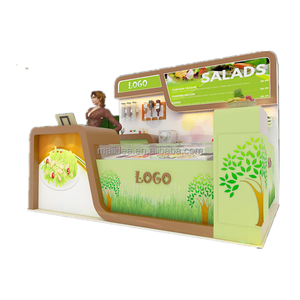 Trái cây tươi salad kiosk Mall Ice Cream & nước trái cây gian hàng hiển thị kiosk thiết kế ý tưởng cho bán - Product Image 6