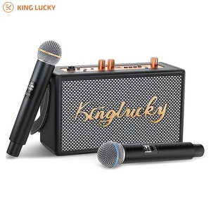 2 Mic bluetooth hoparlör fabrika OEM ile klasik Classic 3600 Retro oyuncu Bluetooth hoparlör mah pil yankı kontrolü - Product Image 3