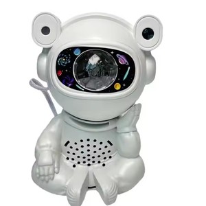 Popular Sitting Astronaut Multi-color Pattern <strong>Star</strong> Projector <strong>LED</strong> Night Light With Bluetooth Speaker - Product Image 1