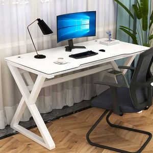 Escritorio de ordenador para juegos, mesa de ordenador de madera moderna para sala de estar y oficina - Product Image 4