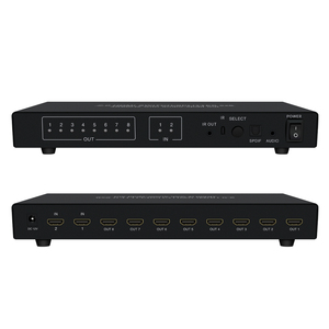 <strong>2</strong>.0 <strong>hdmi</strong> Splitter 2input 8output 4K 60Hz with Audio Out 2x8 <strong>Switch</strong> Splitter - Product Image 1