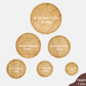 可定制标志竹木餐具套装餐盘餐具环保可定制标志木餐具 - Product Image 2