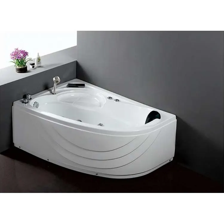 Moderno Acrilico Multifunzionale Docce Vasche da bagno Freestanding Massaggio Angolo Idromassaggio Vasca Da Bagno