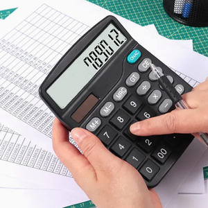 New Design 12 Digits Solar and Electric Black Style Multiple <strong>Functions</strong> Scientific Calculator With Button Battery - Product Image 6