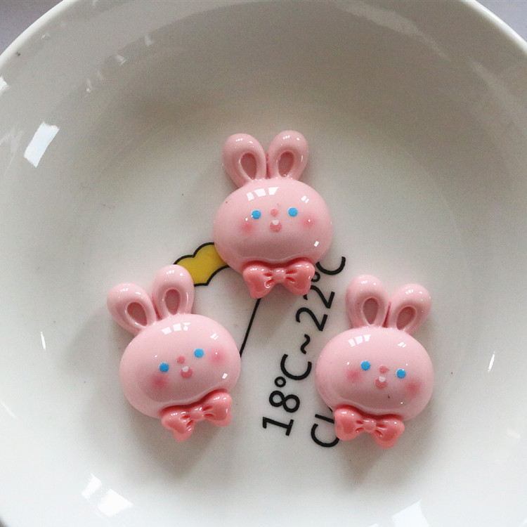 Bright face - bow tie Rabbit pink