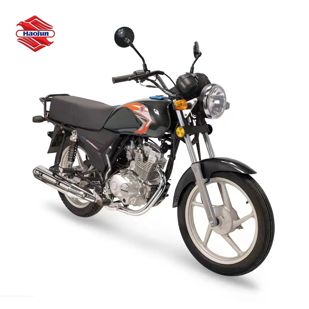 Haojun 125cc गैस मोटरसाइकिल वयस्क विंटेज मोटरसाइकिल के लिए फैक्टरी सीधे बेचने गर्म-बिक्री मोटरसाइकिल motocicletas