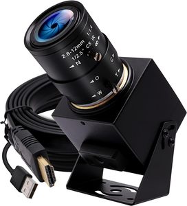 ELP 4K HD MI fotocamera IMX415 H.265 USB usd MI uscita simultanea USB Webcam con 2.8-12mm manuale obiettivo Zoom ottico per microscopio - Product Image 1