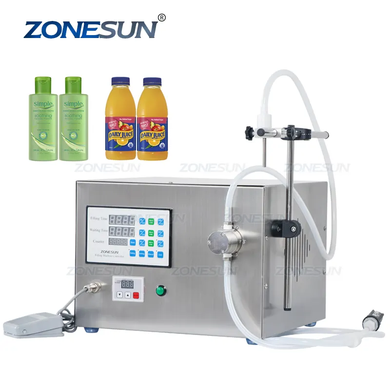 Zonnesun — pompe magnétique pour boissons, parfum, eau, jus, huile essentielle, encre, liquide, aquarelle, Machine de remplissage pour bouteilles rondes