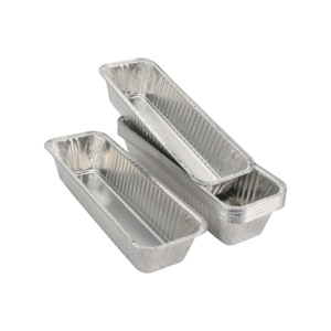 Thân Thiện Với Môi Mini Loaf Nhôm Lá Khay Hình Chữ Nhật Hình PP Nhựa Thực Phẩm <span class=keywords><strong>Container</strong></span> Với Rõ Ràng Dome Nắp Cho Sầu sầu riêng Bánh Cup - Product Image 4