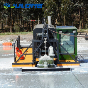 Máquina cortadora de dragado Julong, draga de succión, draga de succión con cabezal de barrena para limpieza industrial de estanques, lagos y lagunas - Product Image 1