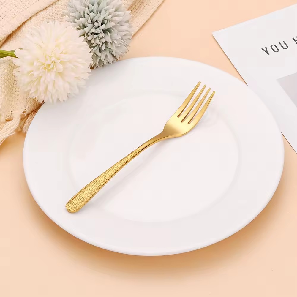 Cake Fork - Gold